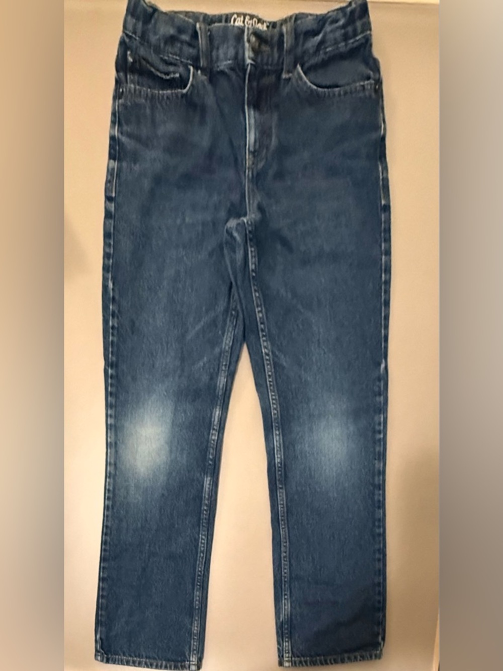 Cat & Jack Dark Blue Relaxed Straight Jeans